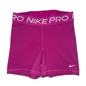 Nike Pro Fuchsia Compression Shorts
